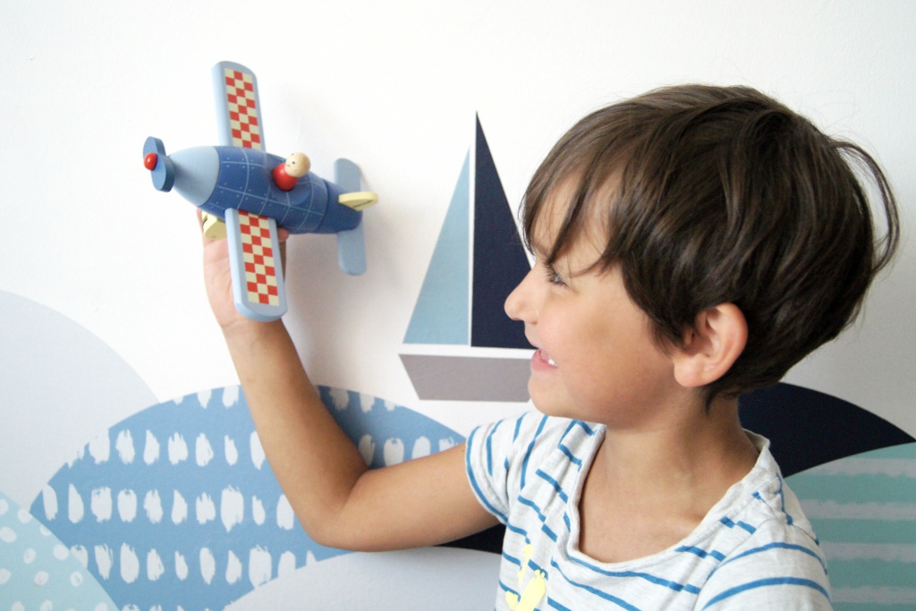 edukacyjne zabawki samolot magnetyczny
